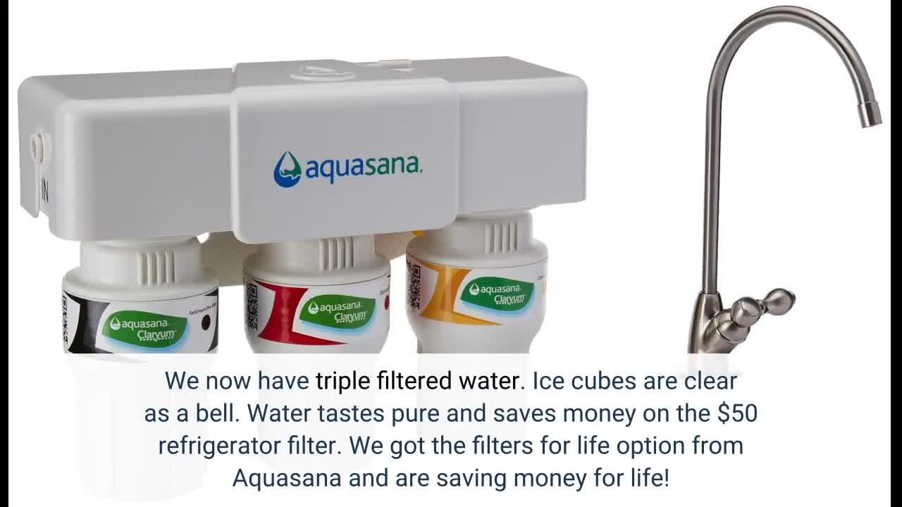 Aquasana 2-Stage Under Sink Water Filter System --Overview