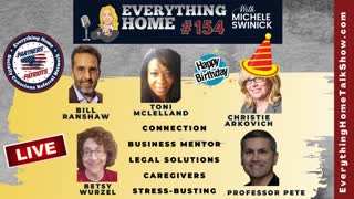 154 LIVE: Connection, Business Mentor, Legal Solutions, Caregivers, Stress-Busting