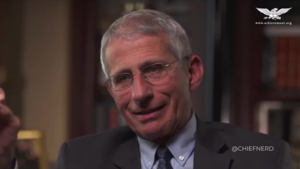 "vaccines are super toxic," Fauci laughs