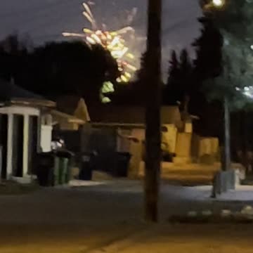 Fire work is still along July in Canada