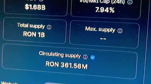 Ronin cryptocurrency load up ⬆️😇🙌 #fyp