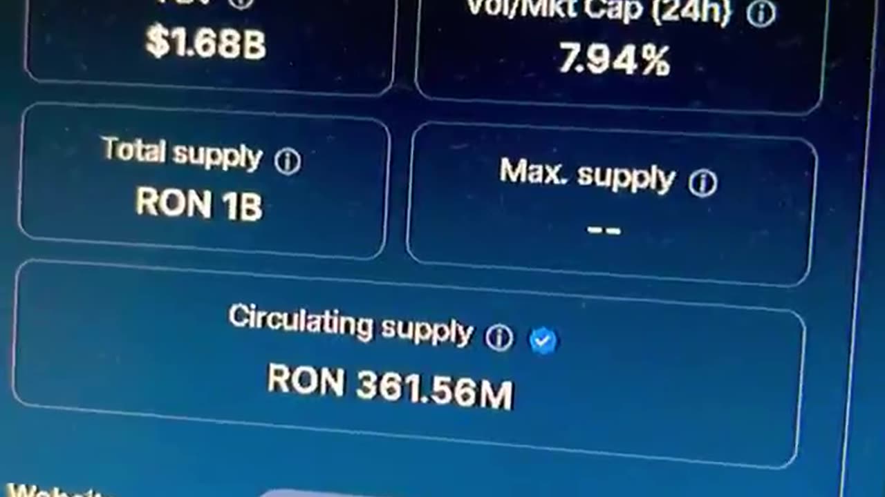 Ronin cryptocurrency load up ⬆️😇🙌 #fyp