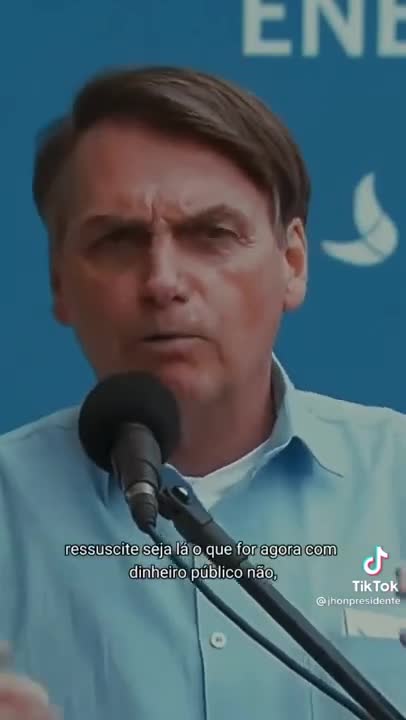 Jair Messias Bolsonaro discursa: recurso público não é para fazer filme de Bruna Surfistinha