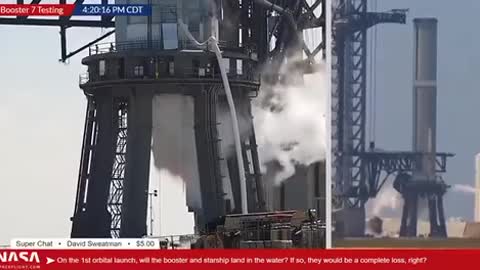 SpaceX rocket explodes during ground test.