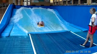 Family Flowrider Fail