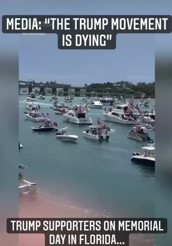 NGÀY TƯỞNG NIỆM - DIỄU HÀNH DU THUYỀN 🇺🇸MEMORIAL DAY - BOATS PARADE 4 TRUMP