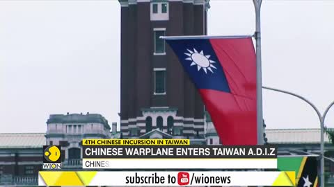 China warplanes enters taiwain air space 4th incursion of this month