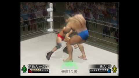 Wresting Kingdom 2 - Gyaku Ryona - Small guy dominate Muscle guy