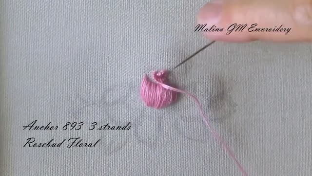 Embroidery: What is the embroidery of the three-dimensional little rose? Part 5.
