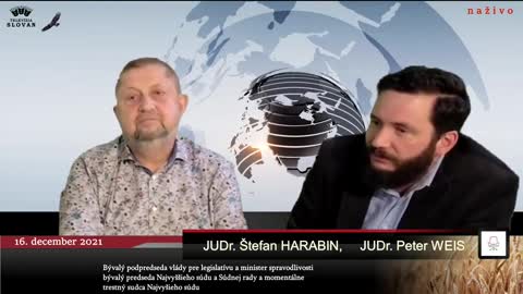 TV Slovan: Diskusná relácia s JUDr. Š. Harabinom a JUDr. P. Weisom