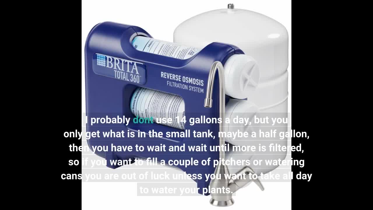 Brita Total 360 BRDROS Undersink Reverse Osmosis Water-Overview