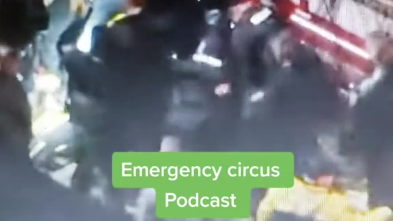 There always excitement when you ride with "The Emergency Circus