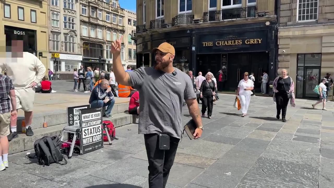 Street Preacher gets Stepped to! One Encounter with Jesus can change Everything!