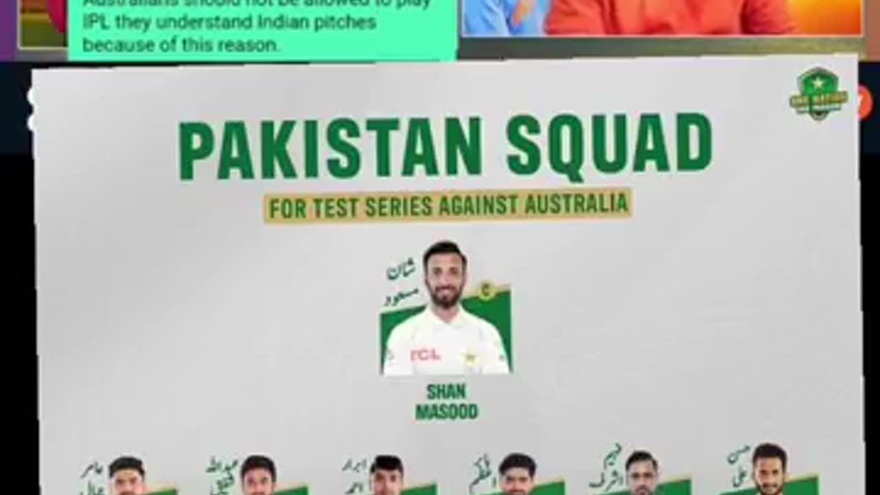 pakistan test squad for aus tour 2023 | discussion|