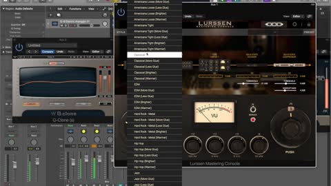 Lurssen Mastering Console EQ Curves, Q-Clone