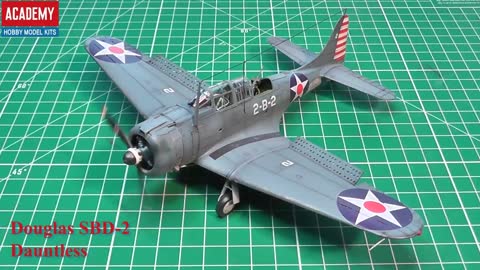 Academy Douglas SBD-2 Dauntless - 1:48 scale model