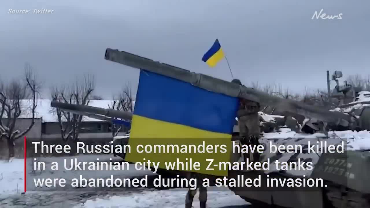 Breaking news Russian soldier killed as city recaptured.