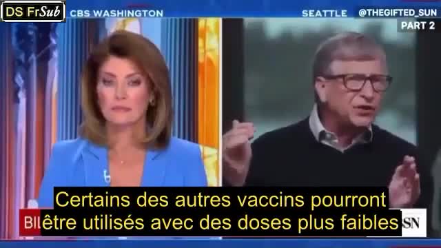 Quand Bill Gates tente d'éluder les questions des effets secondaires du vaccin.