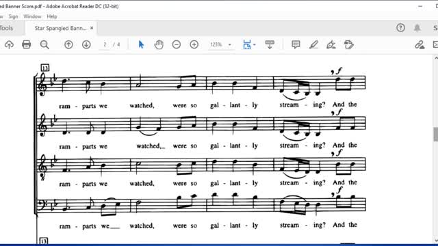 Star Spangled Banner, Robinson - Tenor Highlight