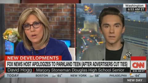 CNN's Alisyn Camerota to David Hogg: 'What kind of dumbass colleges don't want you?'