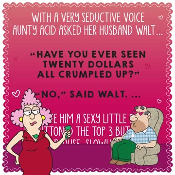 Aunty Acids Daily Chuckle- The fifty dollar bill
