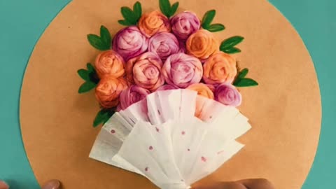 Make flower gifts by handicrafts. Let's learn them for children who like them.