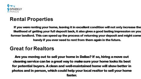 What to Expect from Dallas Move Out Cleaning Services