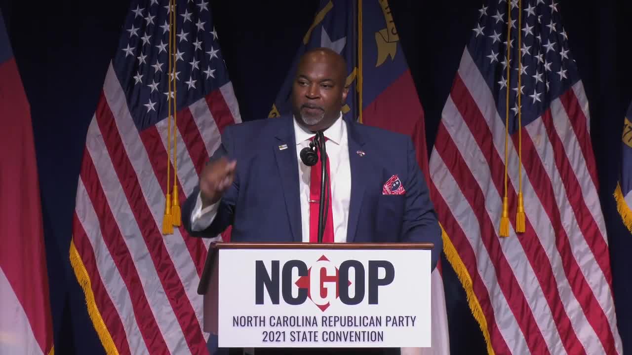 Mark Robinson spoke about America's foundations yesterday at the #NCGOP convention