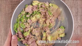 Keto Curry Spiked Tuna & Avocado Salad