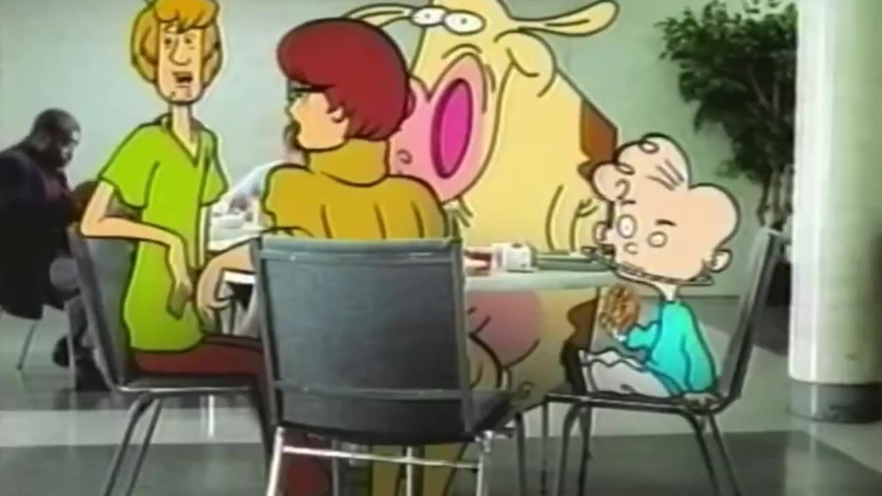 Cartoon Network 90s cafeteria