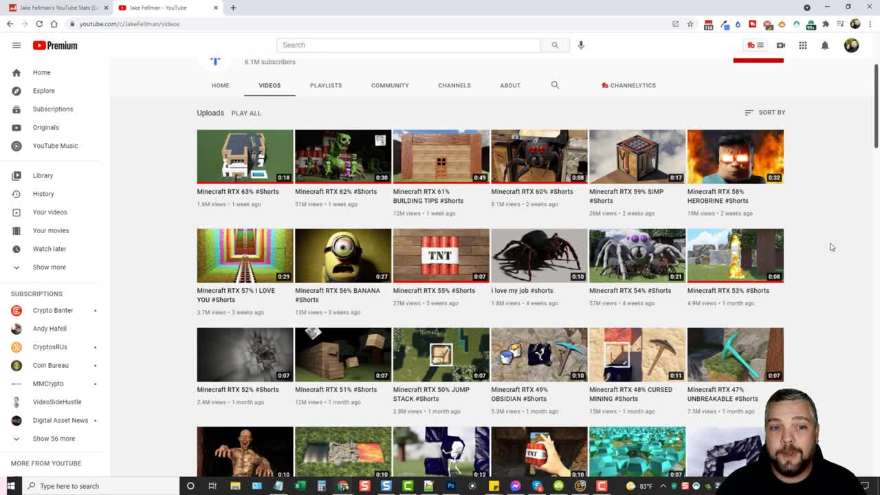 $187K_Month Uploading 10 Second YouTube Shorts