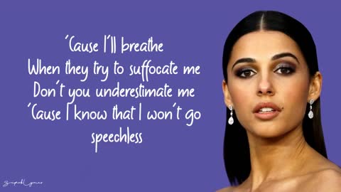 Naomi Scott - Speechless (Lyrics)