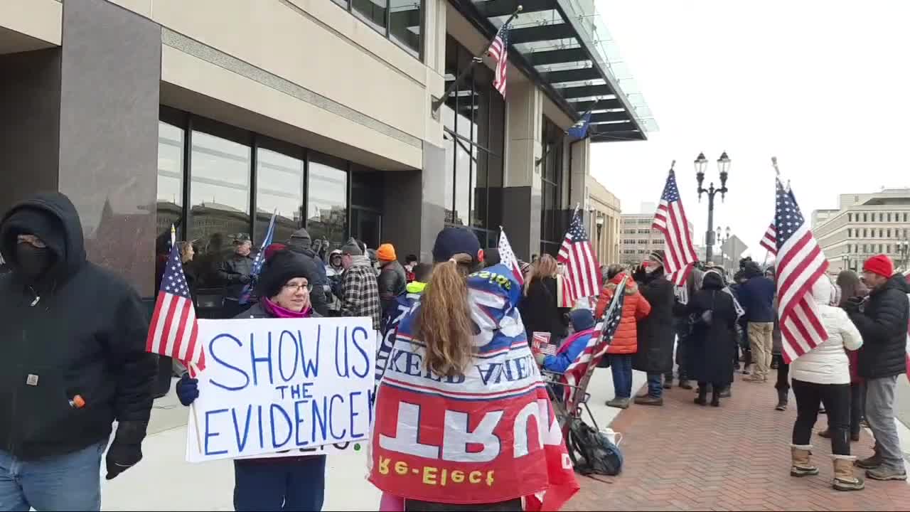 Michigan Public Hearing Outside