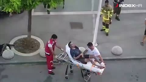 Explosion in Split, Croatia - Eksplozija u Splitu, dvije osobe su ozlijeđene