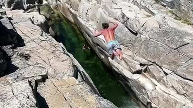 Oh, my God. Where can I learn to dive like that