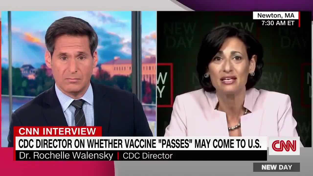 CDC Director: Endorses Vax Passports, Admits Vaxed & UnVaxed Infecting Vaxed