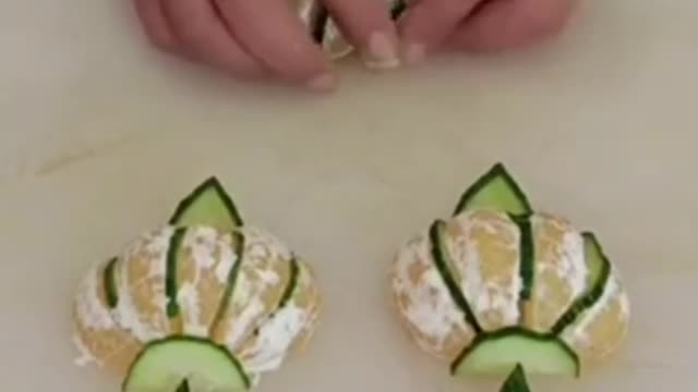 Fantastic Food Arts 2021 - Flower Decoration with Cucumber and Orange