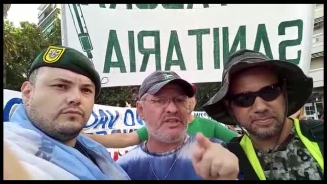 Marcha en contra del pase sanitario en Rosario, 4 de enero de 2022