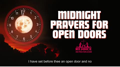 PRAYING AT 12 am IS A GAME CHANGER | Praying at 12 am For Open Doors