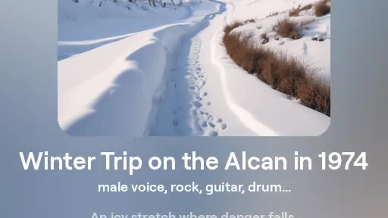 Winter Journey On The Alcan