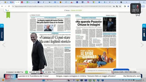 🔴 Rassegna Stampa del 06.04.2024 di Piervittorio Scimia su Radio Libertà