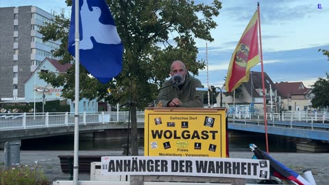 Wolgast - Stefan - Begrüßung und Eröffnung der Kundgebung 10-09-2024