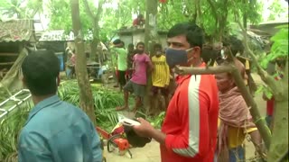 Cyclonic rainfall floods eastern Indian cities