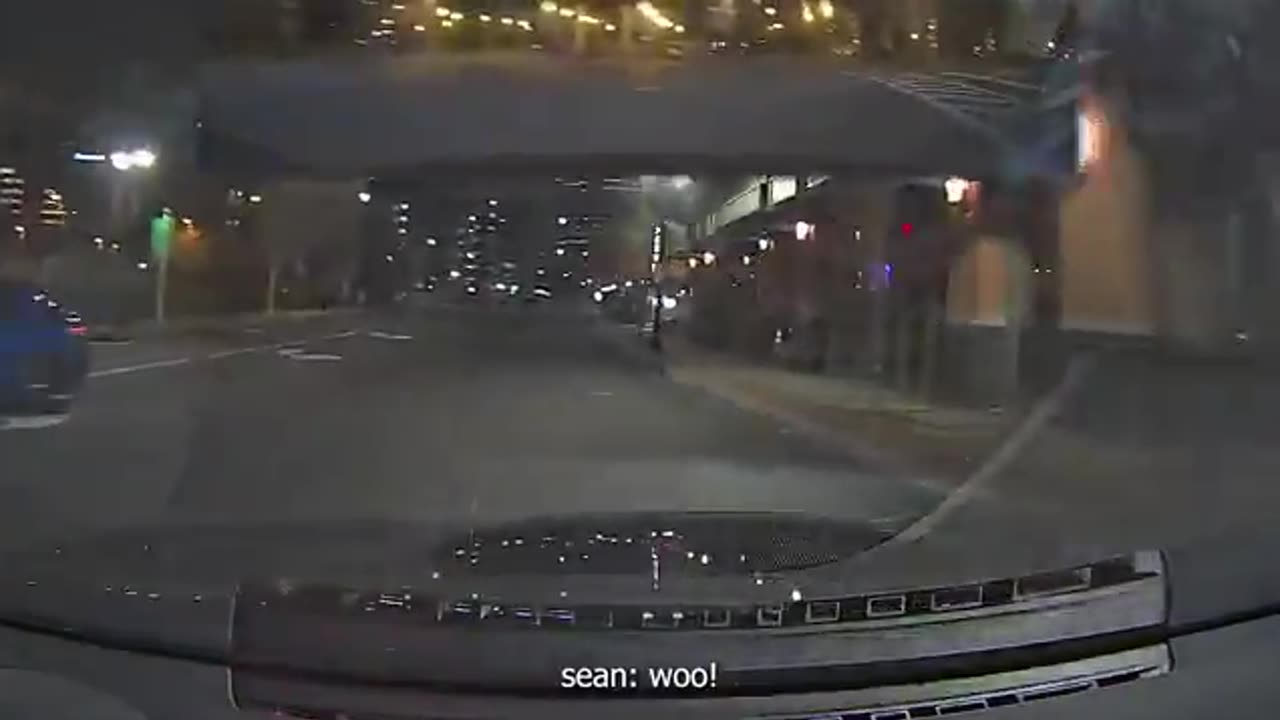 Squeeze Benz comes to Jersey (raw dashcam footage)