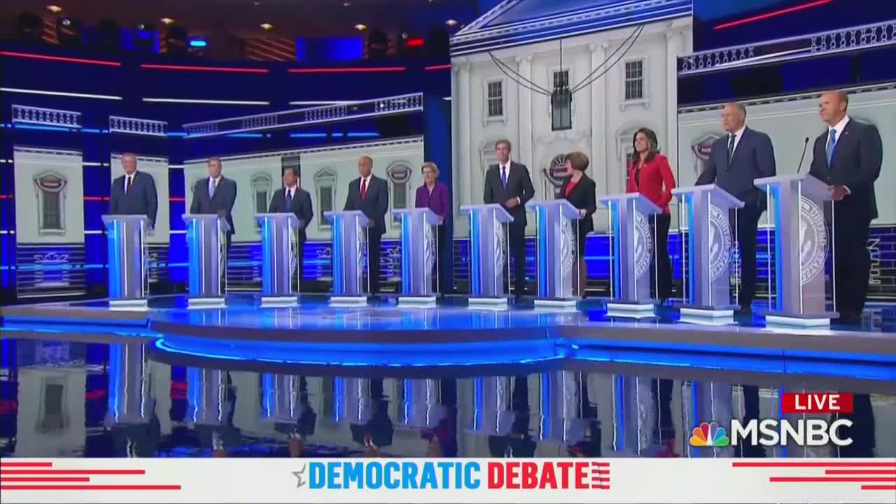 NBC/MSNBC debate snafu