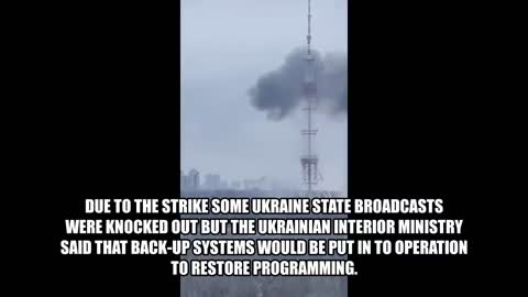 🔴 Ukraine War - Russian Strikes Hit Kyiv TV Tower • Broadcasts Temporally Cut