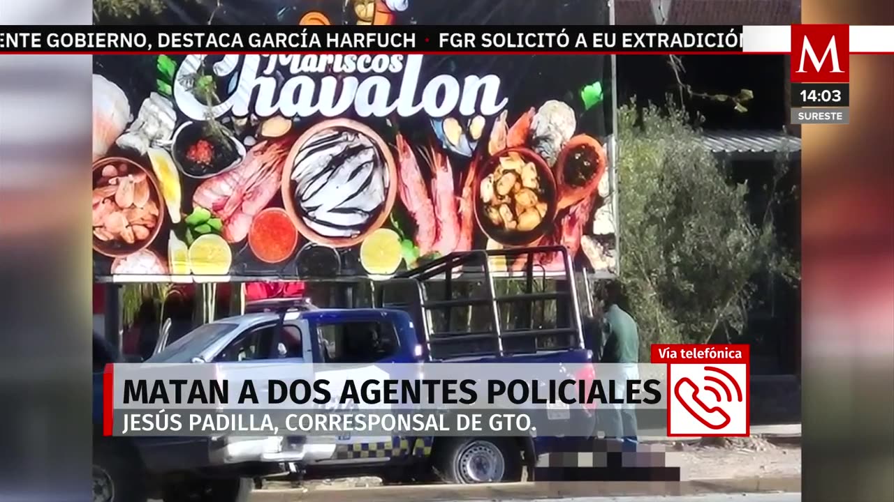 Asesinan a dos policías en Jerécuaro, Guanajuato; ya son seis agentes muertos en 24 horas
