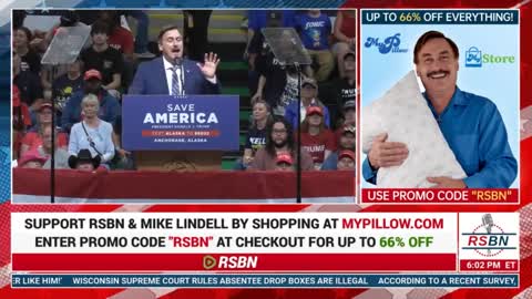 Mike Lindell Speech at Save America Rally in Anchorage, AK.