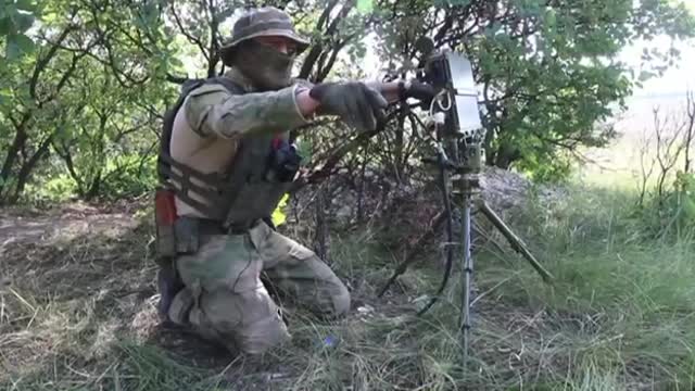 An ordinary morning of scouts, the Izyum front.