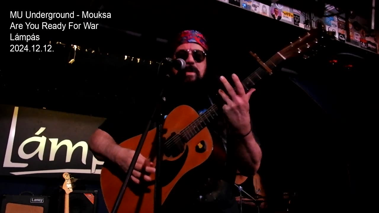 MU Underground - Mouksa - Are You Ready For War (Original Acoustic version / Live)